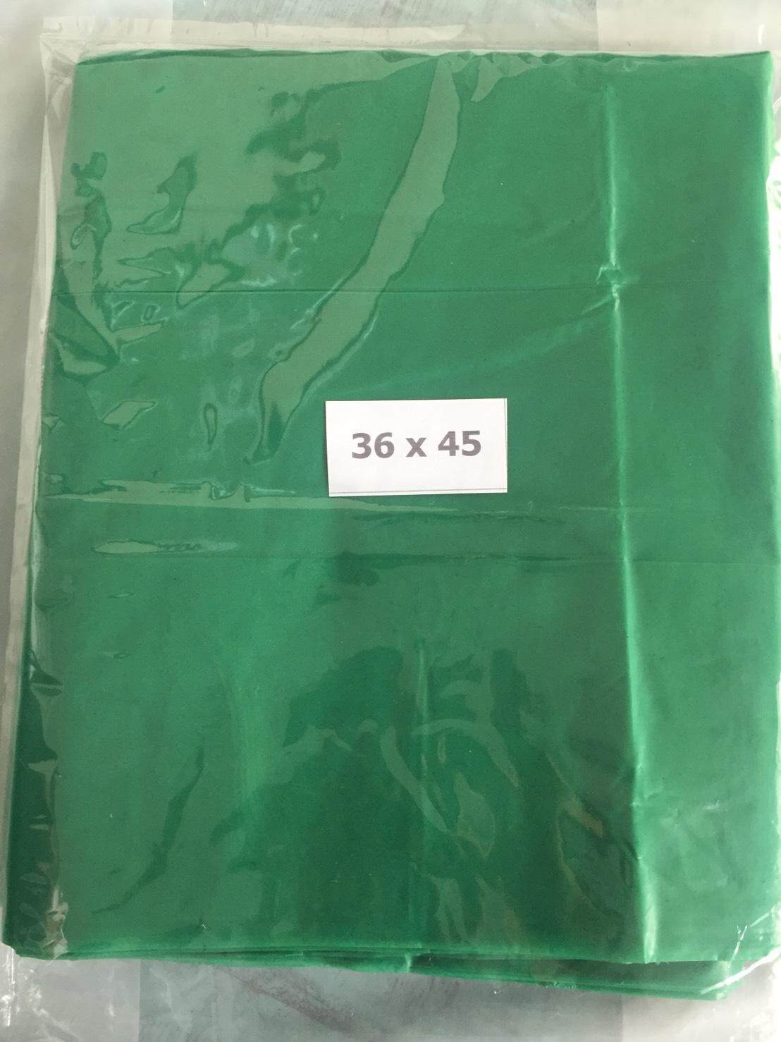 ถุงขยะสีเขียว หนาเหนียวขนาด 36