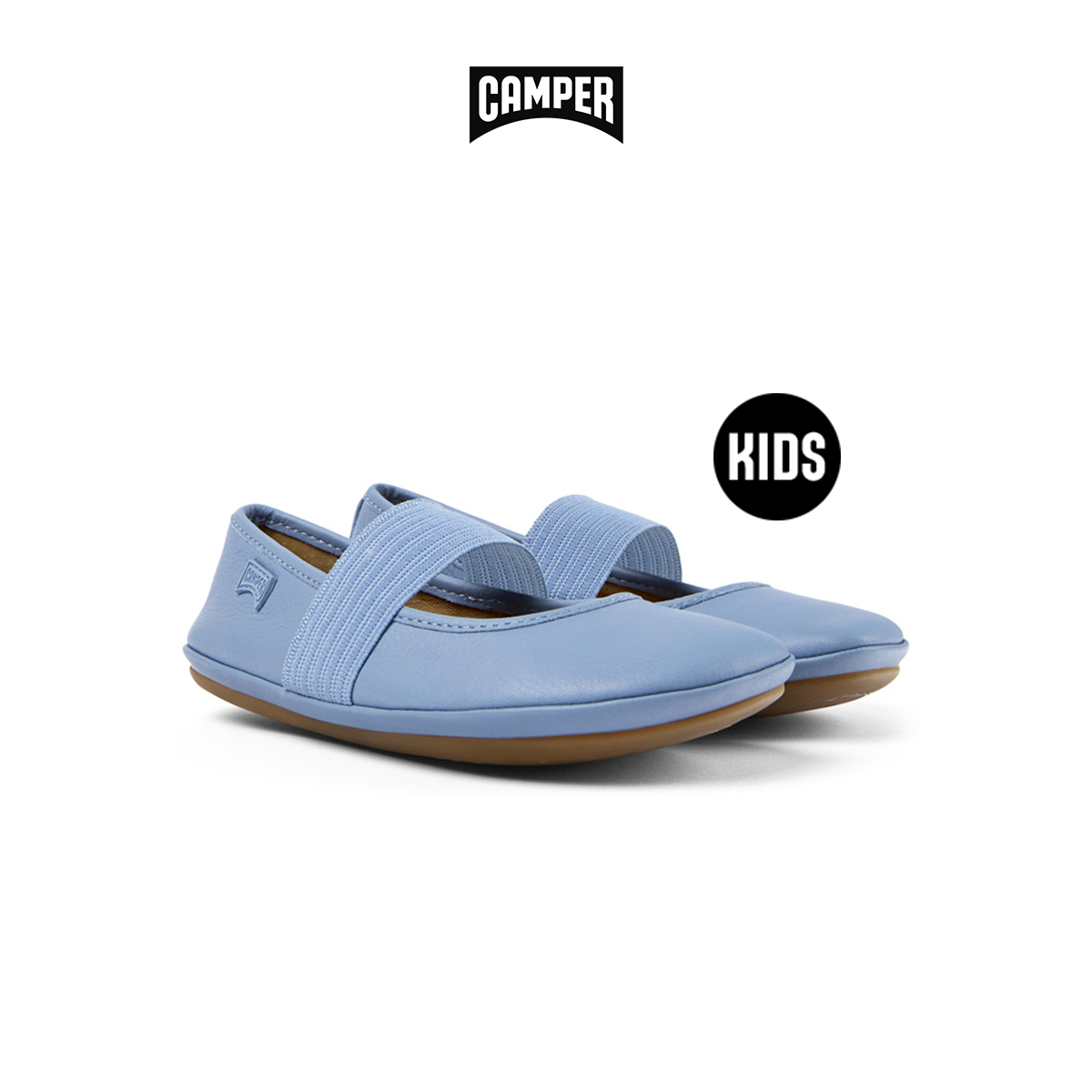 CAMPER รองเท้าลำลอง เด็กผู้หญิง รุ่น Right Kids สีฟ้า / สีน้ำเงิน ( CAS - 80025-154 ) ราคา 4,550 บาท*ส่งฟรี