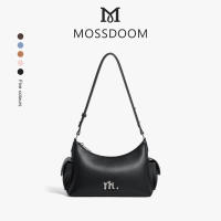 MOSSDOOM Pippa Bag กระเป๋าสะพายทรงโค้ง หนังนุ่ม มินิมอล มีช่องด้านข้าง