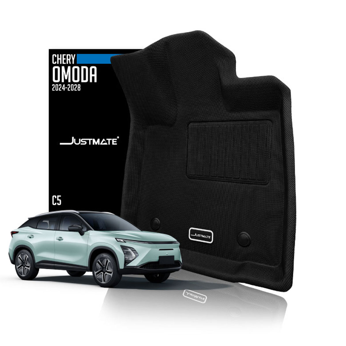 Justmate Chery Car Floor Mats Omoda C5 2024 - 2028 ราคา 2,280 บาท*ส่งฟรี