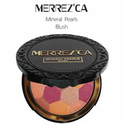 [1ตลับ] Merrez'Ca บลัชออน เมอร์เรซกา เบอร์ สี #302 Double Orange Merrezca Mineral Pearl Blush #302 Double Orange เมอร์เรสก้า บรัชออน