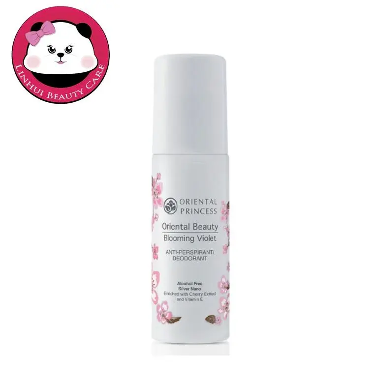 Oriental Princess  Beauty โรลออน rollon  ระงับกลิ่นกาย โอเรียนทอล  Blooming Violet Anti-Perspirant/Deodorant 70 ml.