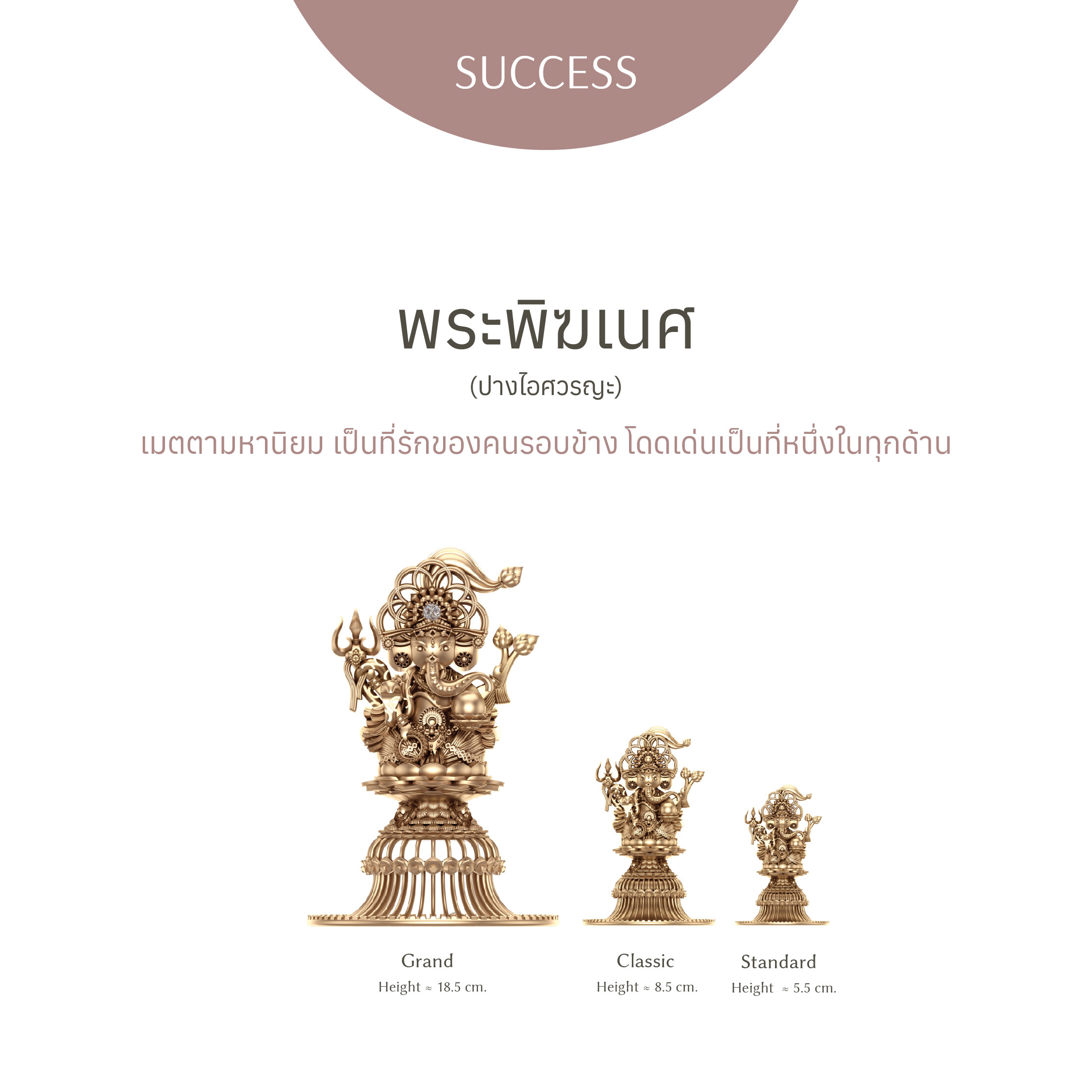 [Pre-Order] Ganesha, Iśvara Pose - Tabletop Figure ราคา 7,490 บาท*ส่งฟรี