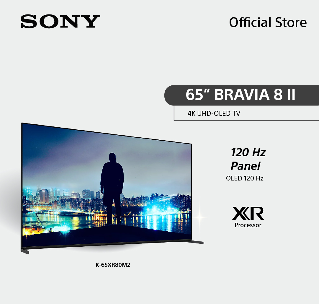 Sony Bravia 8 Ii 65-Inch Tv Model K-65Xr80M2 Oled 4K Ultra Hd Smart Tv (Google Tv) | Xr Processor ราคา 94,990 บาท*ส่งฟรี