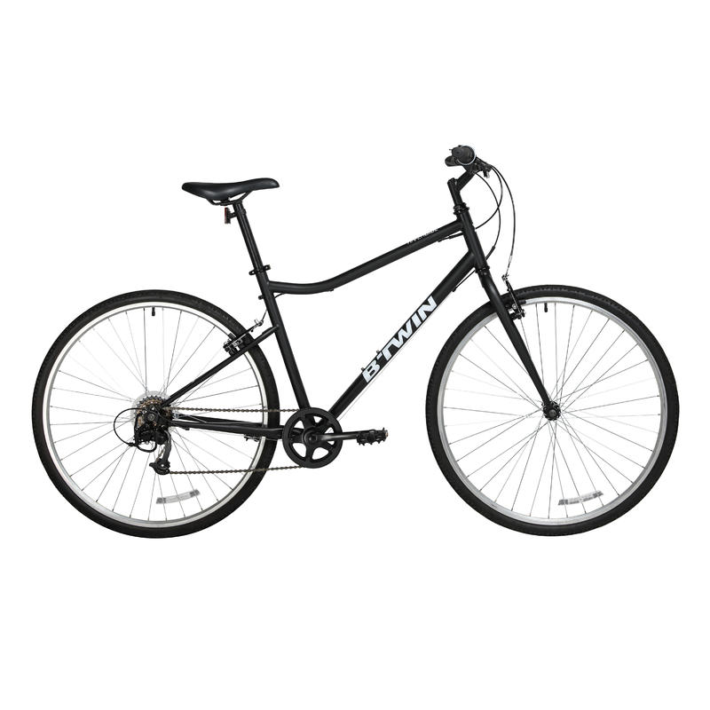 Matt Hybrid Bicycle - 100 - Black