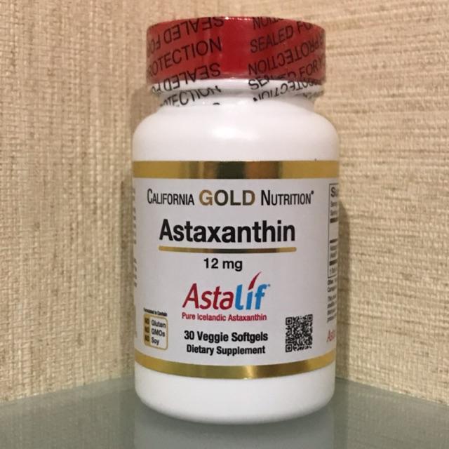 (((พร้อมส่ง))) ล๊อตใหม่ล่าสุด  California Gold Nutrition Astaxanthin (30 Softgel)
