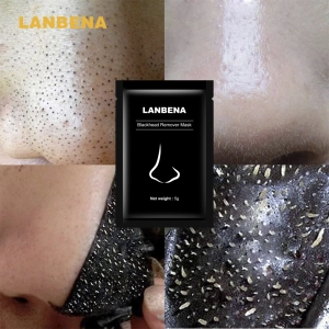 สินค้า LANBENA Blackhead Remover Mask 5g.มาส์กลอกสิวโคลนมาร์คหน้าถ่านดำลอกสิวเสี้ยนโคลนลอกสิวเสี้ยนครีมลอกสิว-0113