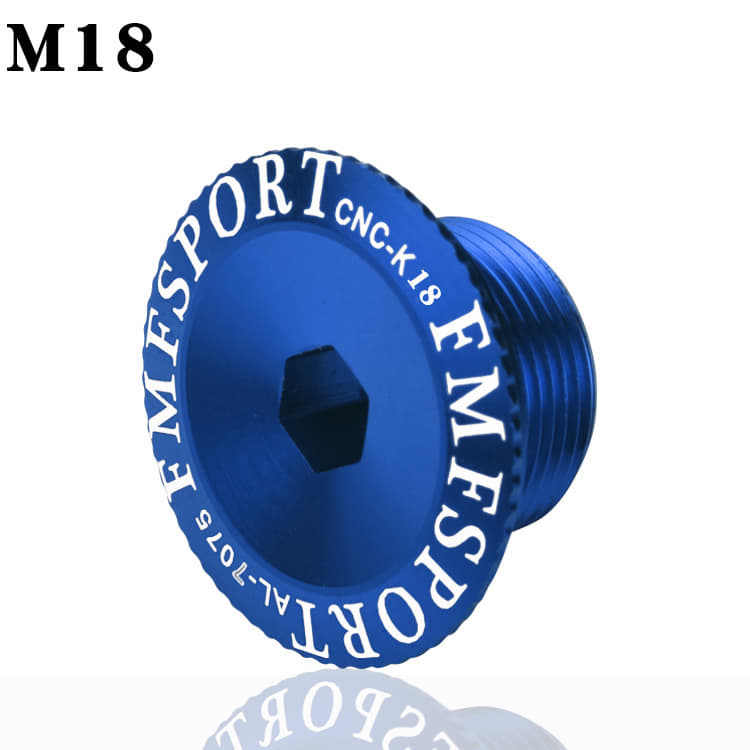 น็อตสีปิดขาจาน Meraco  อลูมิเนียม AL 7075 M18 / M19 / M20 อุปกรณ์แต่งจักรยาน (บรรจุ 1 ชิ้น)