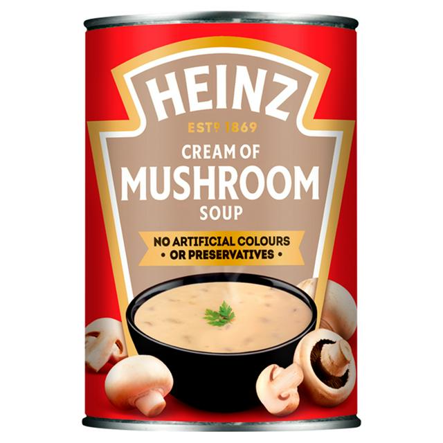 Heinz Cream of Mushroom Soup 400g ไฮนซ์ ซุปครีมเห็ดพร้อมบริโภค 400g