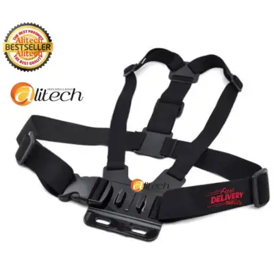 Alitech Gopro accessories Adjustable Elastic Body Harness Chest Strap Mount Band Belt for Go Pro Hero 4 3+ SJCAM action Camera