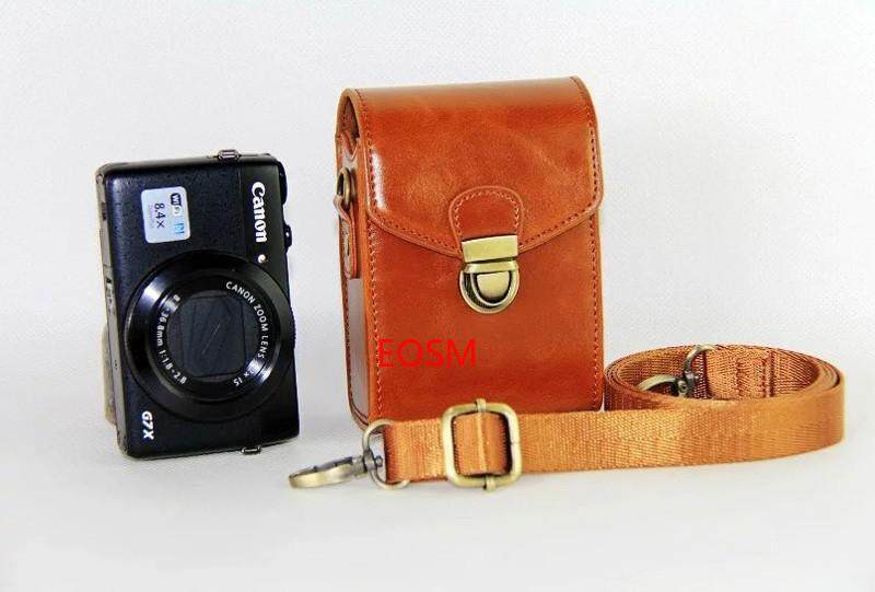Vintage PU Camera bag *พร้อมส่ง* กระเป๋ากล้องราคาถูก กระเป๋าdslr กระเป๋ากล้องคาดเอว กระเป๋ากล้องdslr camera bag กระเป๋าใส่กล้อง กระเป๋าสะพายข้างสำหรับเก็บกล้อง ราคาถูก Canon G9X G7X G7X Mark II SX710 SX700 SX720 S95 S90 SX260 SX240 SX275 Coffee Brown