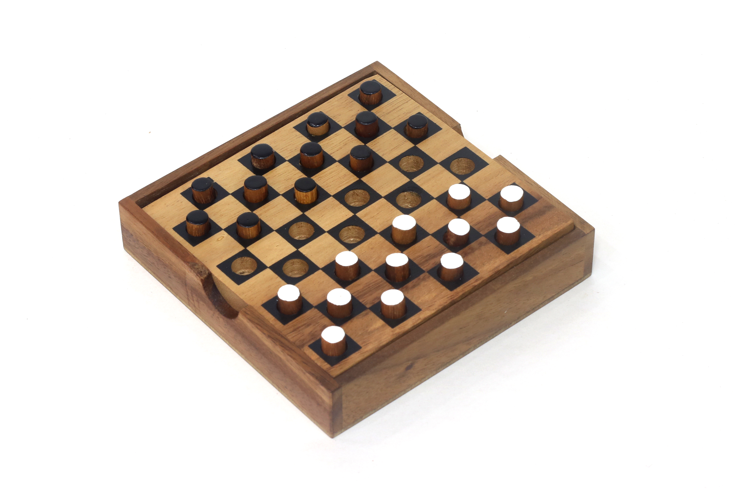SiamMandalay เกมส์ไม้ ของเล่นไม้ หมากฮอส Checker with Screen 5.75