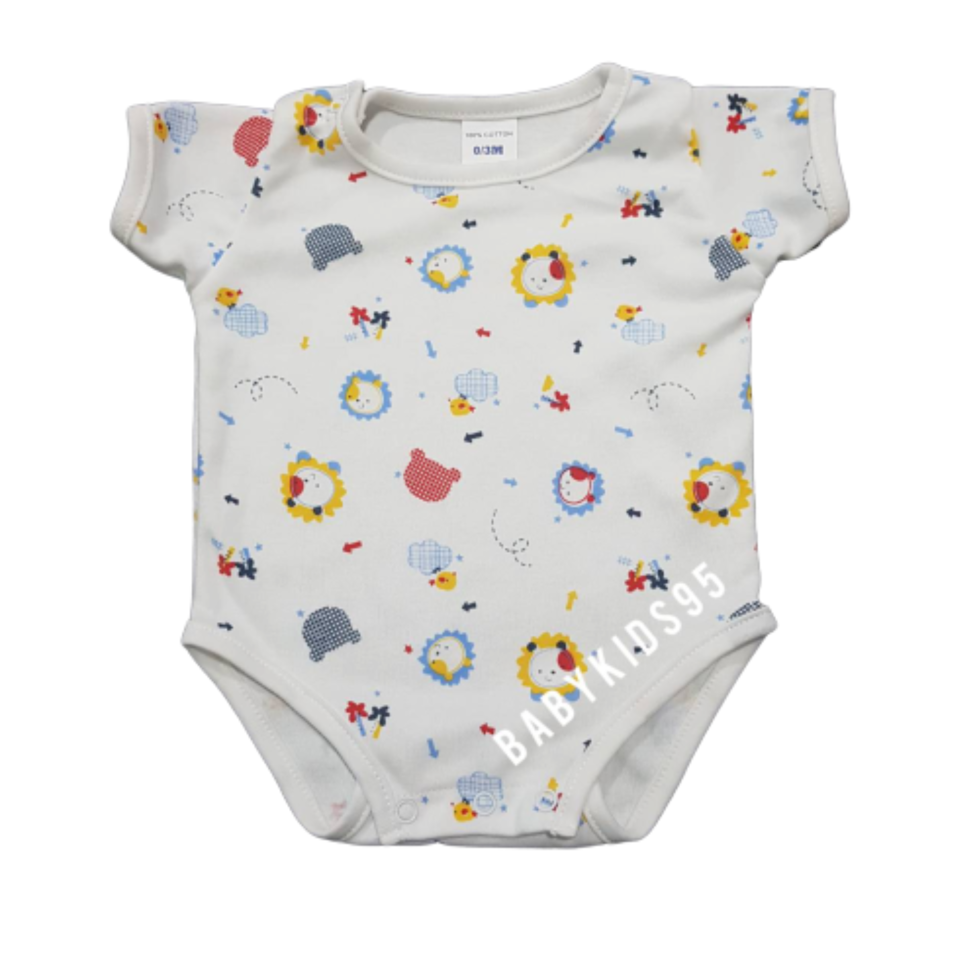 BABYKIDS95 บอดี้สูท เด็ก 0-3 เดือน ชุดเด็ก เสื้อผ้าเด็ก Body suite Romper for Baby or Infant 0-3 months old ( 3M THR )