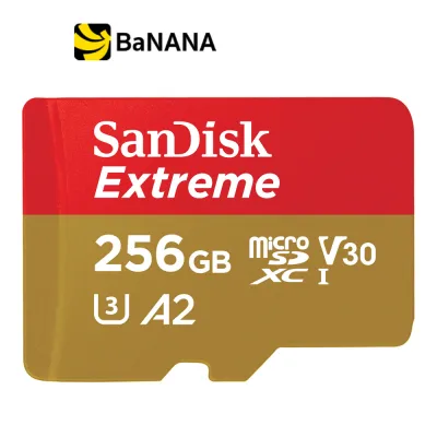 [เมมโมรี่การ์ด] SANDISK MICRO SDXC EXTREME 256GB 160MB/S R 90MB/S W RED GO by Banana IT