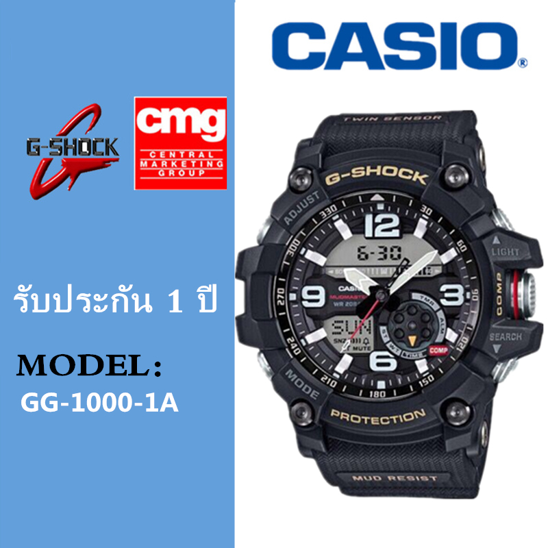 แท้100%นาฬิกา Casio G-Shock GG-1000-1A(ประกัน 1 ปี)กันน้ำMenWatch นาฬิกาผู้ชายนาฬิกากีฬา