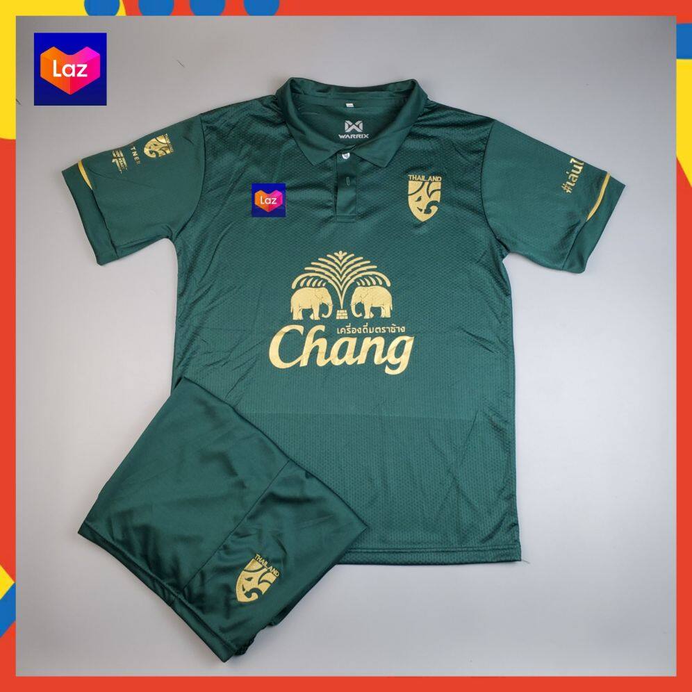 ❤️❤️ ชุดบอลชาติไทย ฤดูกาลใหม่-20/21 (เสื้อ+กางเกง) | Green ❤️❤️