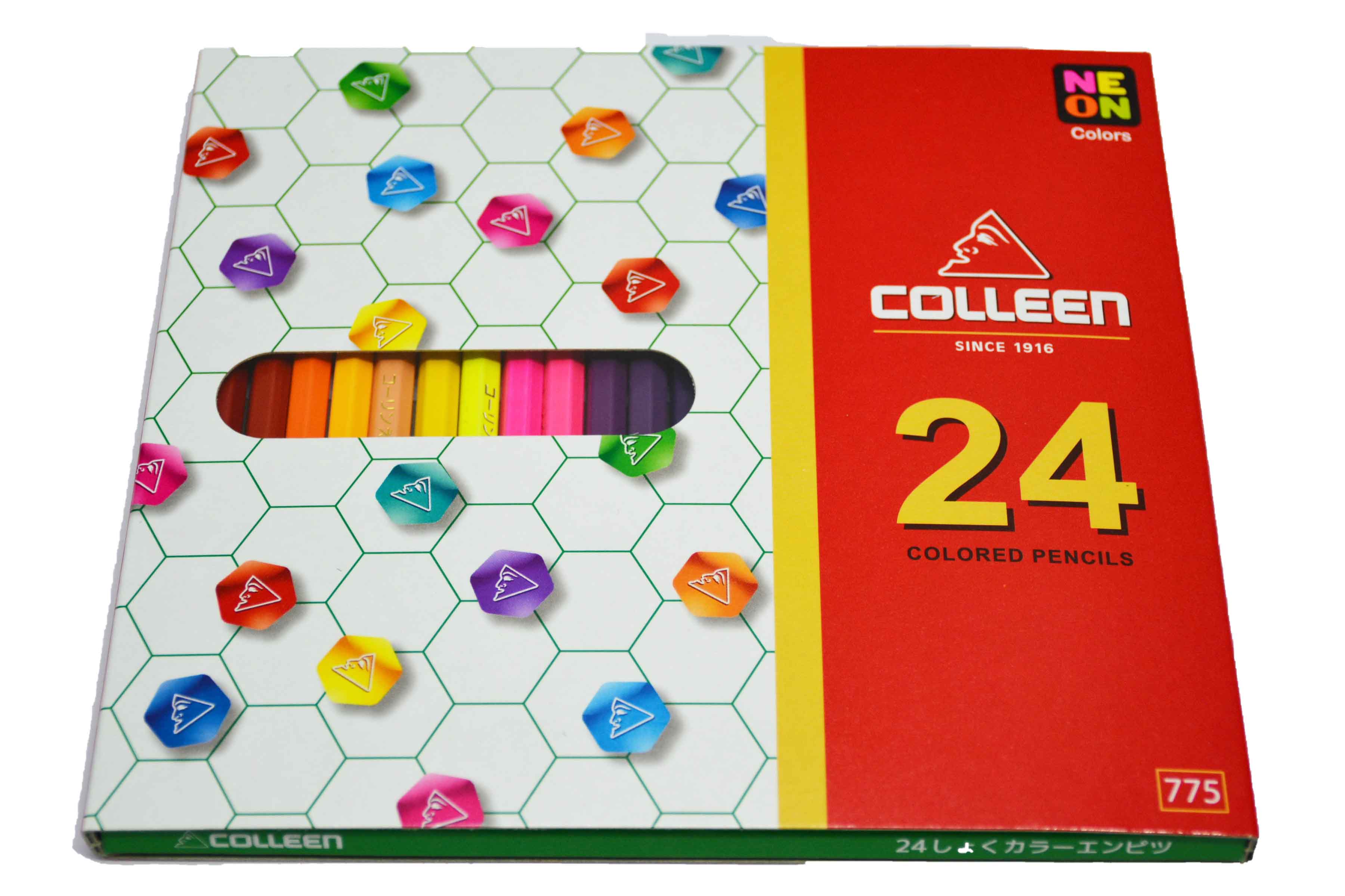 สีไม้ยาว คอลลีน 24สี 775
