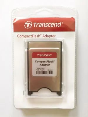 Transcend CompactFlash Card Adapter : 68 pin PCMCIA : CF Card Adapter : TS0MCF2PC : (สินค้ารับประกัน 2 ปี)