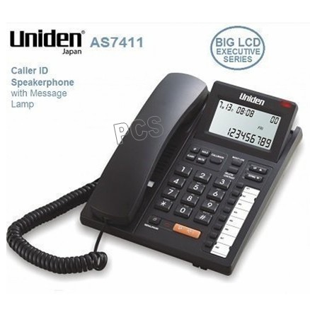 โทรศัพท์บ้าน UNiden โทรศัพท์บ้าน ออฟฟิศ สำนักงาน รุ่น AS7201 / AS7411Uniden ราคา 1,290 บาท*ส่งฟรี