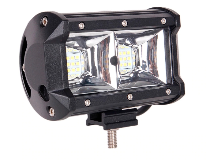 X2 ได้ 2 ชิ้น คุ้มกว่าเยอะ !! ไฟสปอตไลท์รถยนต์ 54W LED Headlight Flood Beam เเสงพุ่งเเละกระจาย สำหรับไฟหน้ารถ ไฟท้ายรถ ไฟช่วยตัดหมอก ไฟรถมอเตอร์ไซค์ อุปกรณ์เเต่งรถ อะไหล่รถยนต์ บิ๊กไบค์ ATV 12V-24V ขนาด 5 นิ้ว เเสงขาว งานพรีเมี่ยม จำนวน 2 ชิ้น