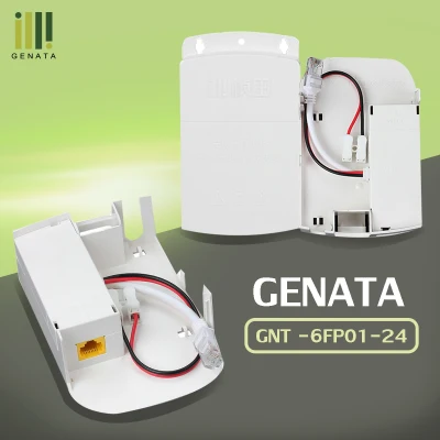 พร้อมส่ง GENATA Power Over Ethernet PoE Adapter Injector + Splitter Kit PoE Cable adapter Switch Splitter รุ่น GNT-6FP01-24 สำหรับกล้องวงจรปิด พร้อมกล่องกันน้ำ ใช้ภายนอก splitter adapter
