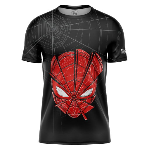 #เสื้อวิ่ง #เสื้อกีฬา Thairun MARVEL ลาย Spider Man ลิขสิทธิ์ แท้