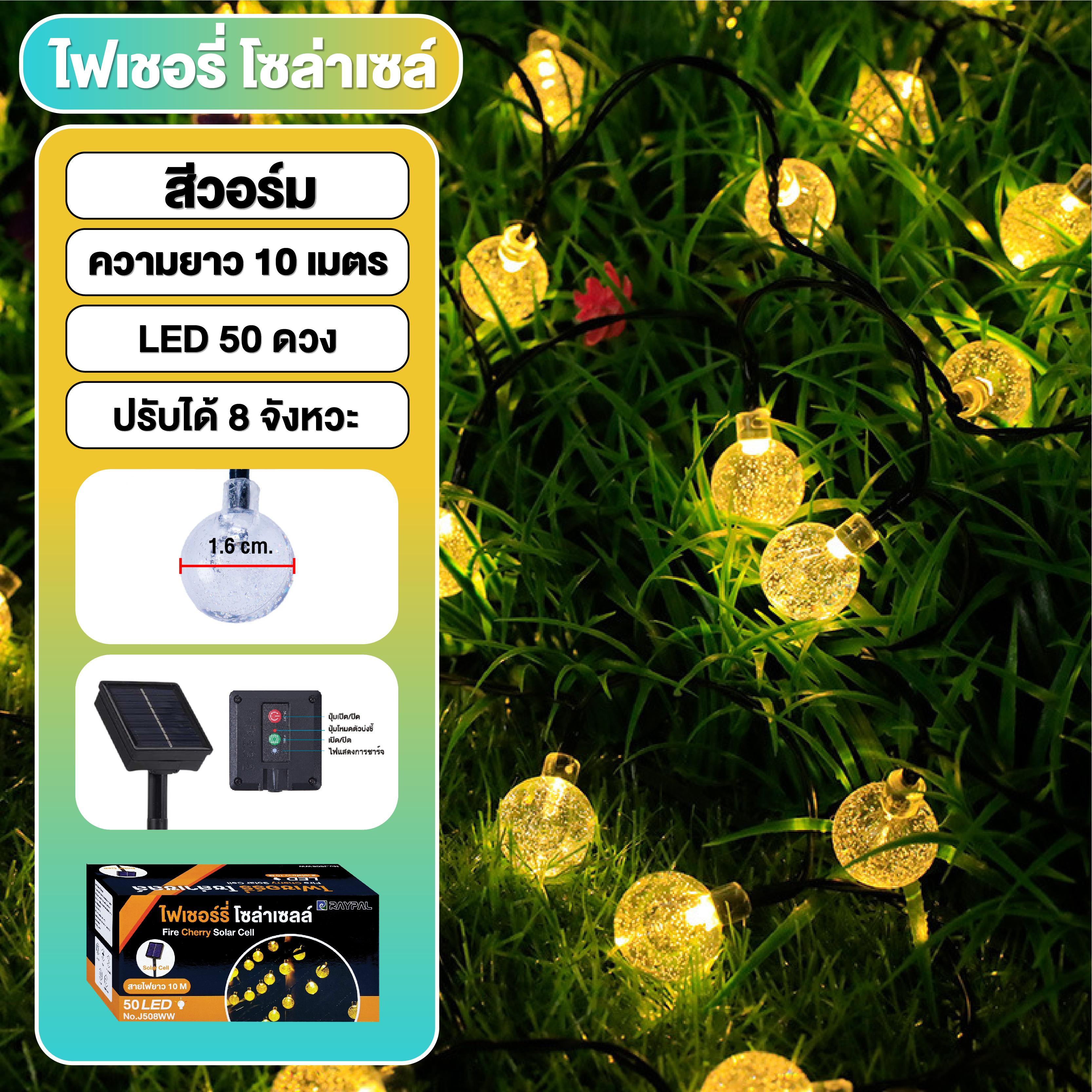 ชุดหลอดไฟปีใหม่ LED 5/8/15 เมตร ไฟตกแต่งห้อง ไฟปาร์ตี้ ไฟประดับ ตกแต่งสวน ตกแต่งบ้าน สีสันสวยงาม