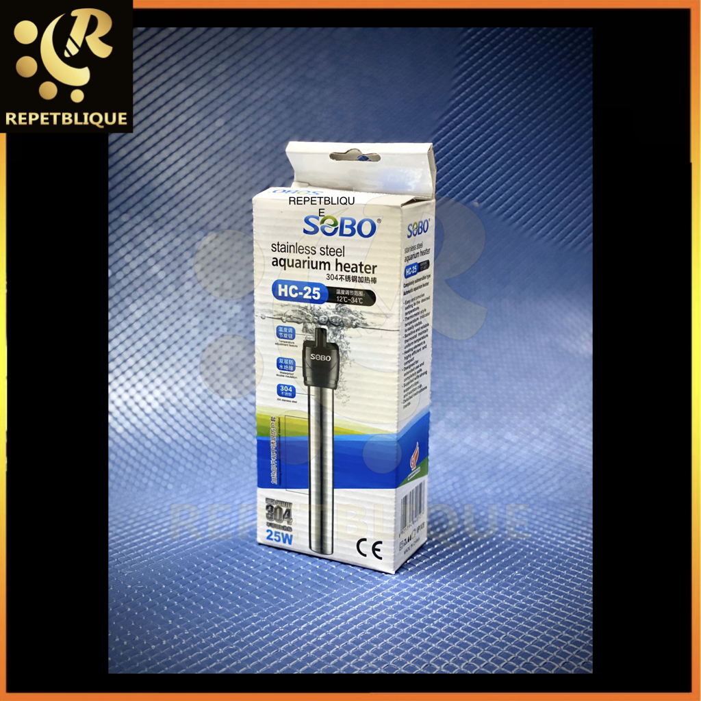 SOBO Aquarium Heater ฮีตเตอร์ควบคุมอุณหภูมิน้ำ 200W