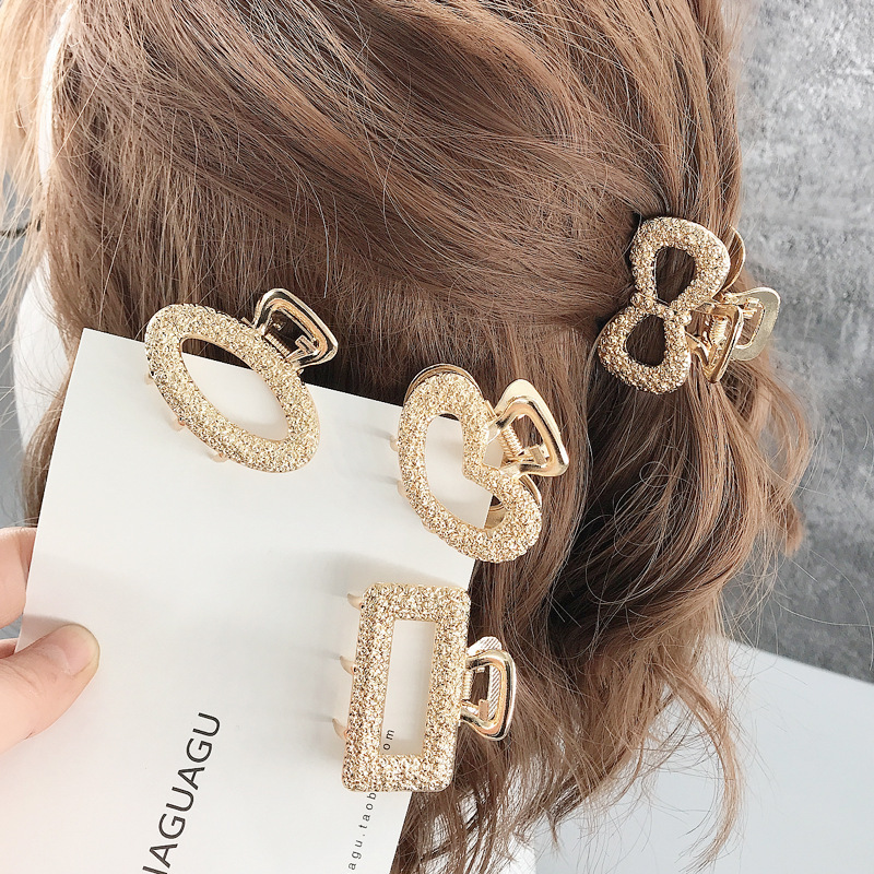 คลิปหนีบผมขนาดเล็กคลิปหนีบผมด้านหลังคลิปหนีบผมขนาดกลางgirl elegant clip alloy small clip back head medium hair clip headwear top clip clip hairpin