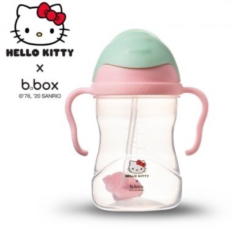 NEW**??แก้วหัดดื่ม Bbox HELLO KITTY limited edition (B.box) กันย้อน กันสำลัก กันหก