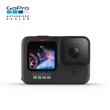 ราคา[รับประกันศูนย์แท้ 100% 1 ปีเต็ม] GoPro HERO9 Black กล้อง Action Camera กันน้ำได้สูงสุด 10 เมตร ถ่ายวีดีโอ 5K, Full HD 240fps ภาพนิ่ง 20MP โหมดกันสั่น HyperSmooth 3.0 ในตัว