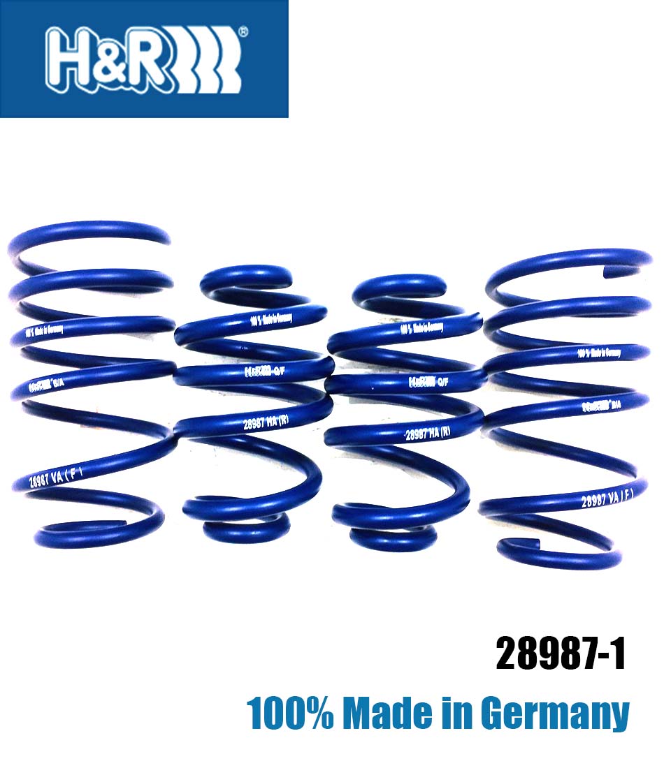 H&R สปริงโหลด (lowering spring) บีเอ็มดับเบิลยู BMW Z4 series typeZ89 ปี 2009 โหลดลง 30 mm.