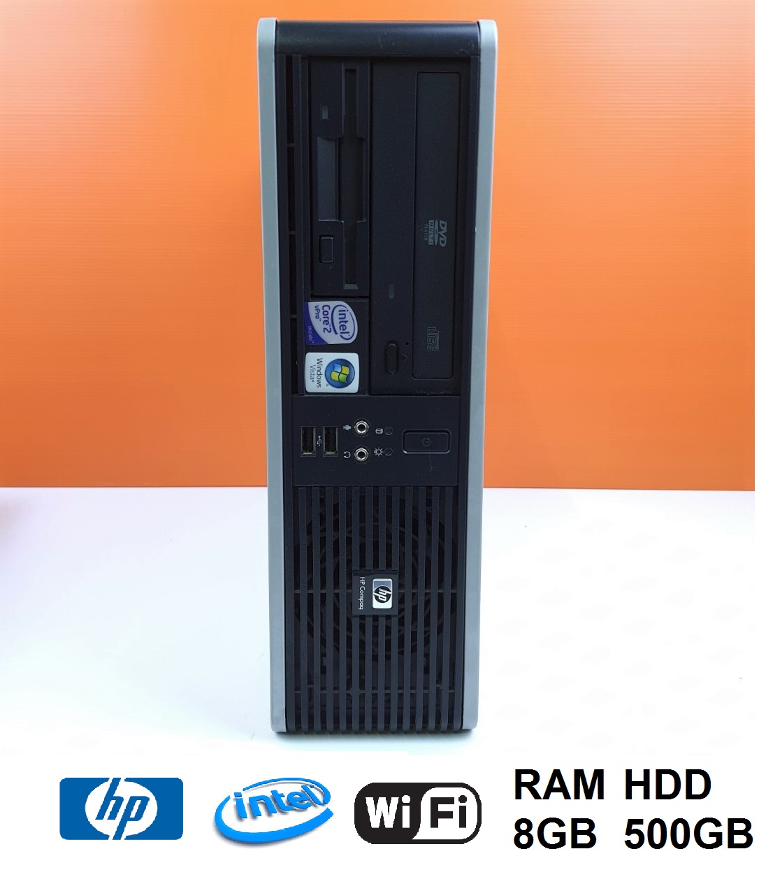 HP Compaq dc7900/6000 Small Form Factor-CPU intel E8400 3.0GHz -RAM 8GB -HDD 500GB SATA -Wi-Fi ราคา 1,190 บาท*ส่งฟรี