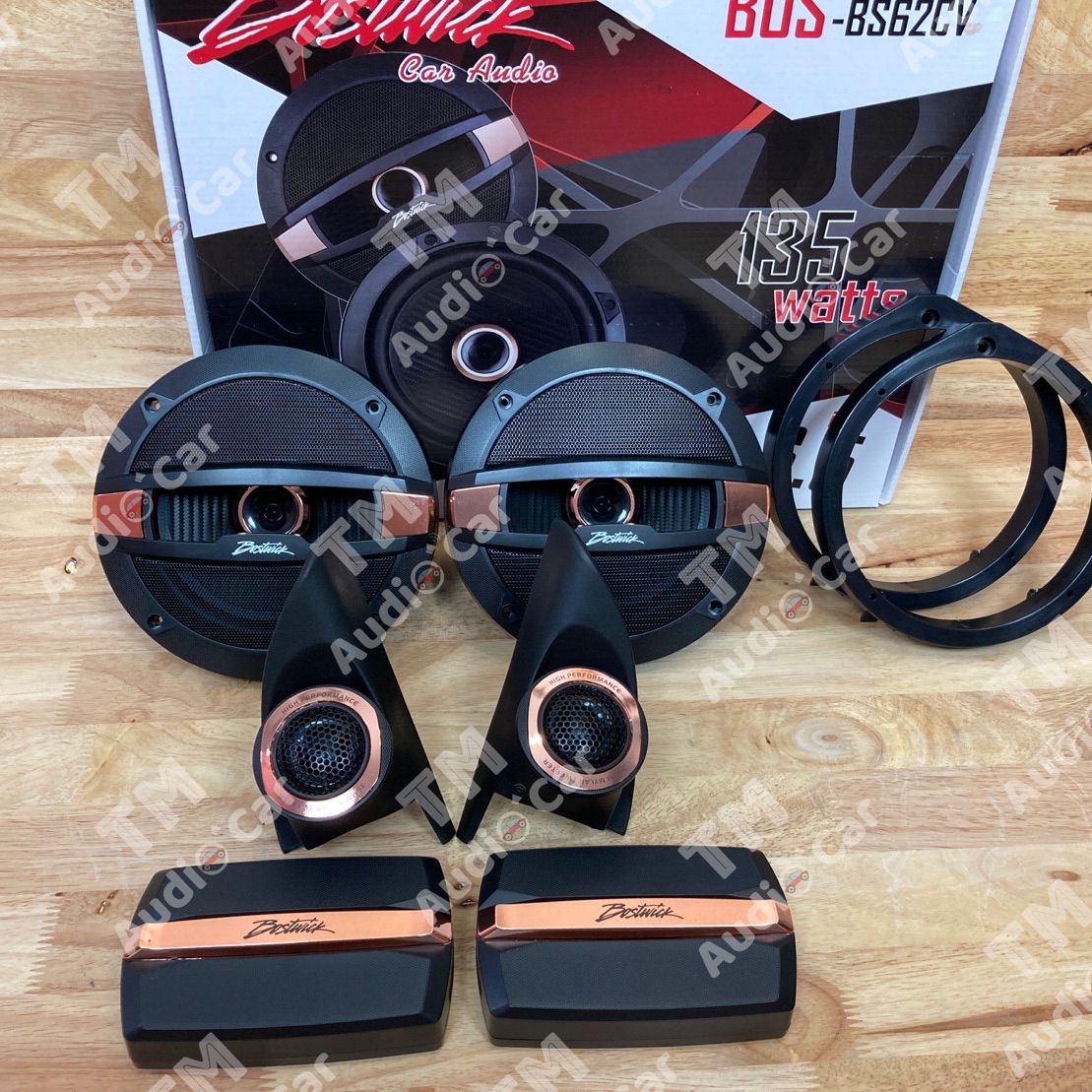 หูช้างตรงรุ่น HONDA CITY 2008-2013 ลำโพง 6.5” BOSTWICK BOS-BS62CV + ฐานรองลำโพงตรงรุ่น จำนวน 1คู่ ราคา 3,500 บาท*ส่งฟรี