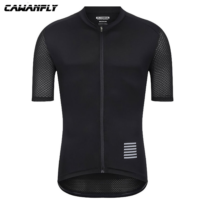 CAWANFLYสวมใส่ขี่จักรยาน ผู้ชาย ฤดูร้อน เสื้อแขนสั้น กีฬาอาชีพ PRO การแข่งขันจักรยาน เนื้อผ้าระบายอากาศได้ดี เสื้อยืด Men's Cycling Clothing Summer Short-sleeved Top Road Bike PRO Professional Sports Breathable Outfit Breathable Comfortable SportsT-shirt