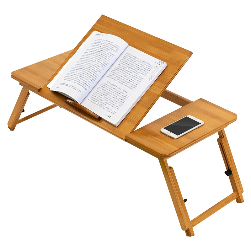 4man โต๊ะญี่ปุ่น โต๊ะทำงาน โต๊ะไม้ไผ่ โต๊ะพับ โต๊ะอเนกประสงค์ โต๊ะนั่งกับพื้น มีที่วางแขน พับเก็บได้ โต๊ะเขียนหนังสือ โต๊ะคอม
