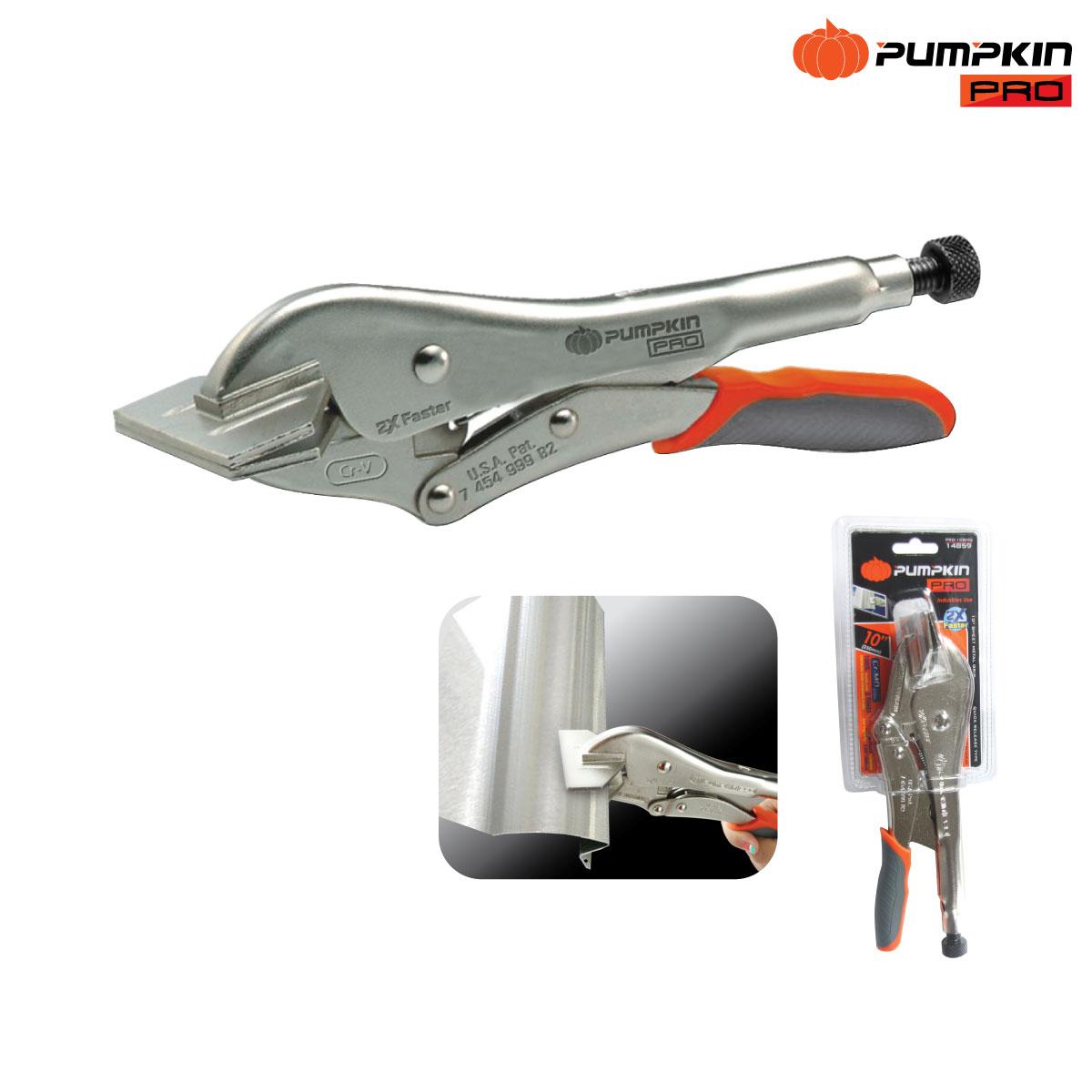 PUMPKIN-PRO คีมล็อคแผ่นโลหะ 8 Quick release PRO-8SMQ ราคา 1,056 บาท*ส่งฟรี