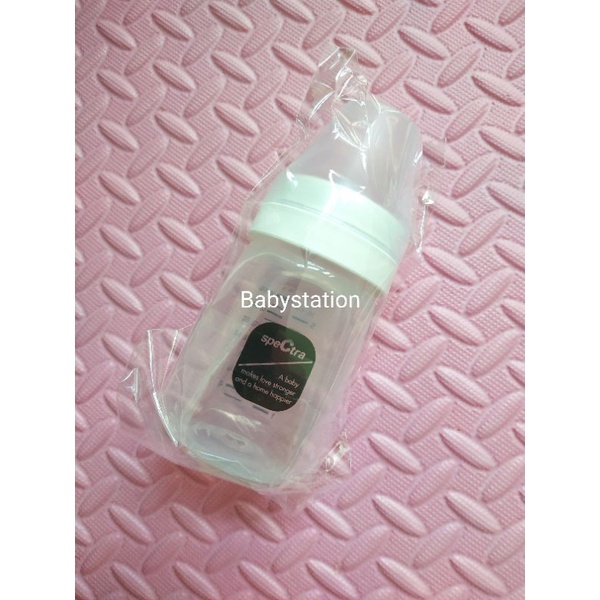 รุ่นใหม่สีขาว ขวดต่อกรวยปั๊มนม Spectra คอกว้าง (ขวดละ)