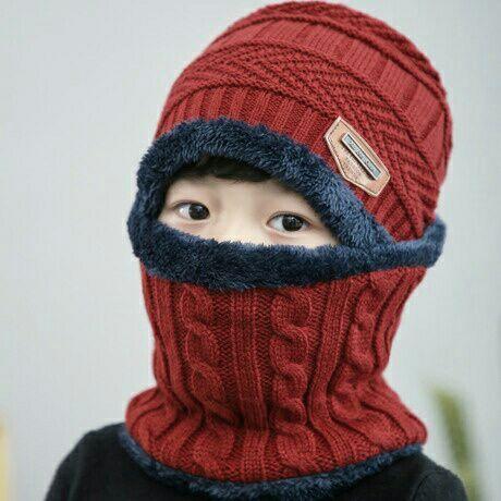 หมวกไหมพรมพร้อมปลอกคอ ชุดเด็ก ส่งจากไทย!!
