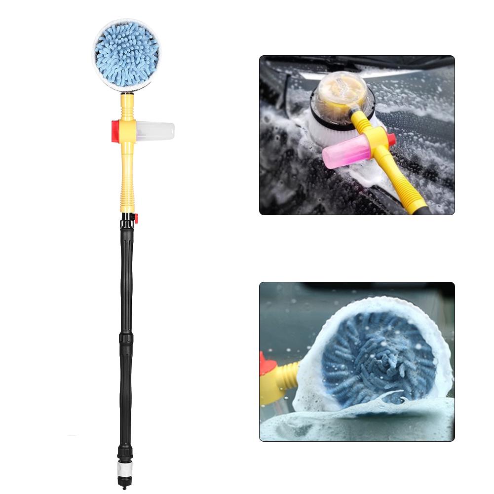 【ราคาถูกคุณภาพดี】Car Wash Brush แรงดันสูงรถหมุนCareแปรงทำความสะอาดล้างทำความสะอาดอุปกรณ์ฟองน้ำ