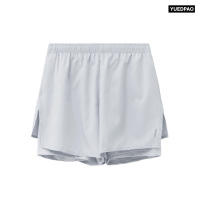 Yuedpao Sportswear - Running Shorts 2026 กางเกงออกกำลังกายขาสั้น กางเกงวิ่ง 2in1 มีซับใน พร้อมกระเป๋าด้านข้าง (12 สี)