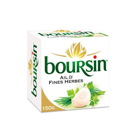 ?แนะนำ!! บูร์ซินกระเทียมและเฮิร์บชีส 150 กรัม/Boursin Garlic & Herb Cheese 150g สินค้าดูเพื่อสุขภาพ