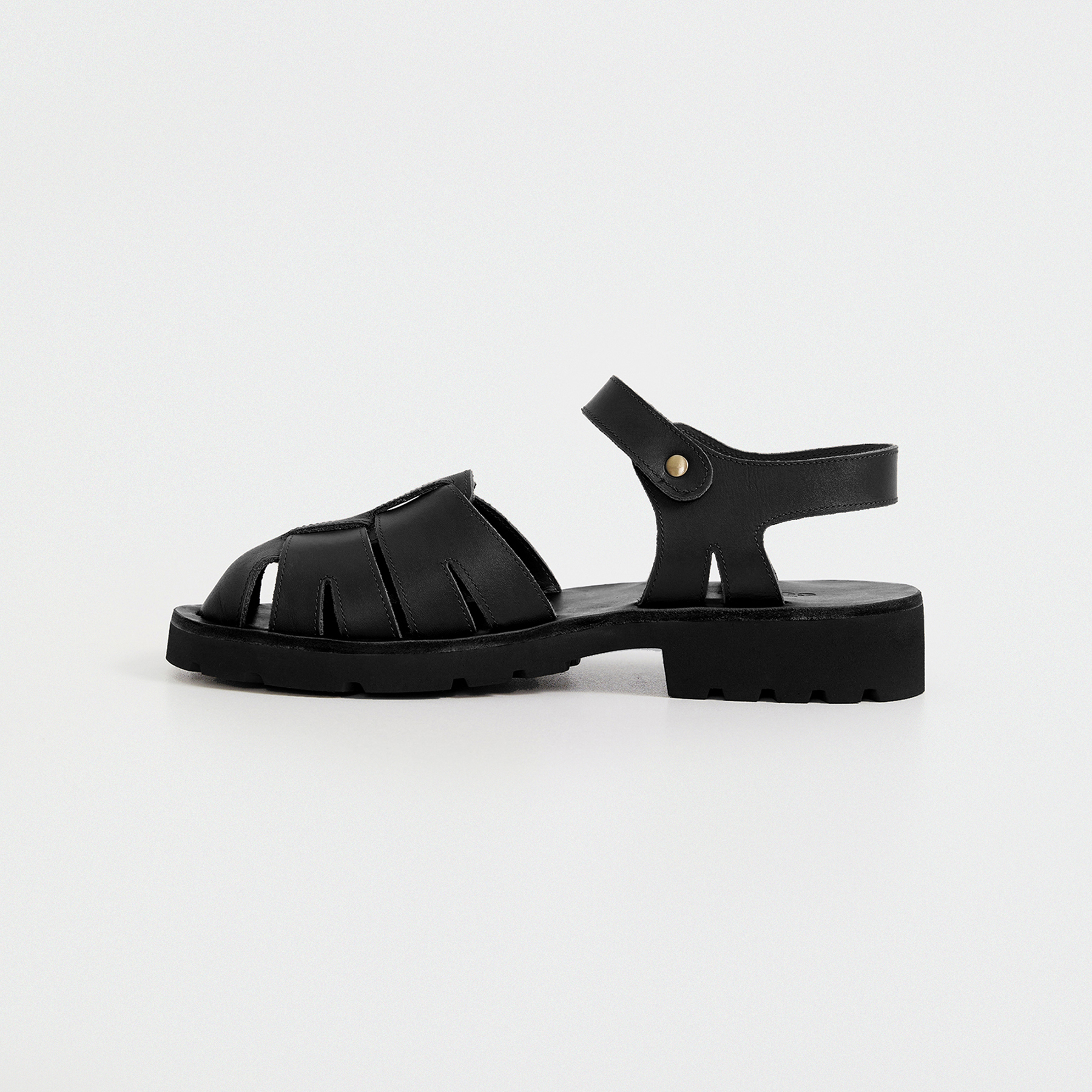 Copse Leather Shoes Rose Sandals - Black ราคา 3,790 บาท*ส่งฟรี