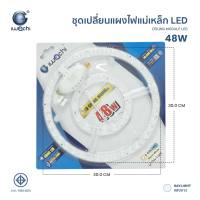 IWACHI แผงไฟแม่เหล็ก LED 24W/36W/48W-แสงขาว/48W/58W-3แสง แผ่นชิป แผงไฟเพดาน CEILING MODULE (สำหรับโคมไฟซาลาเปาติดเพดาน) โคมไฟเพดานแม่เหล็ก