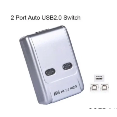 ตัวสลับเครื่องพิมพ์ Printer Switch USB 2.0 Hub Auto Sharing Switch 4 Ports for Computer PC Printer Mini