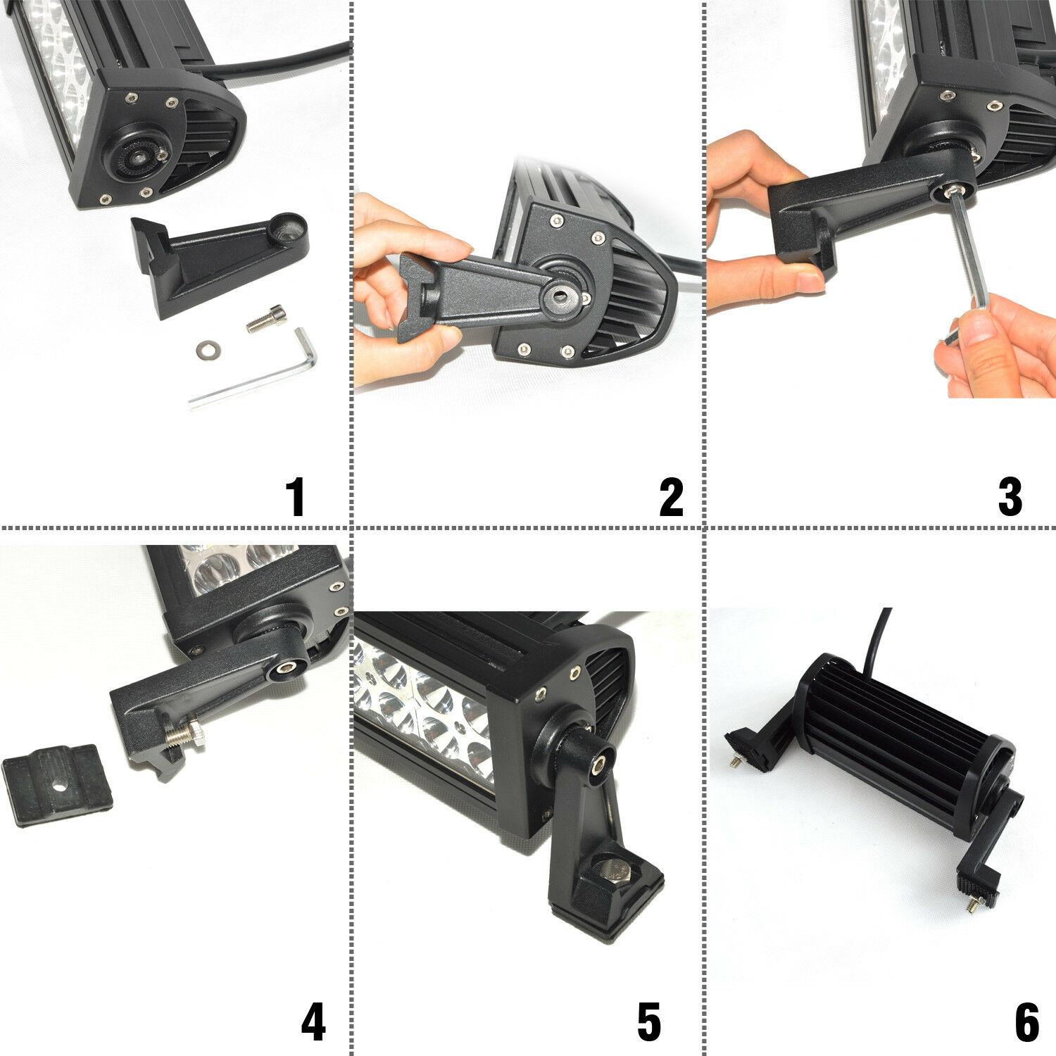 Curved 3D LED Light Bar Spot Flood Combo Beam 288 watt 50 Inch. For Jeep SUV ATV Truck Work Driving Light ไฟรถยนต์บาร์ยาว ไฟหน้ารถ บาร์รถยนต์ 288 วัตต์ ทรงโค้ง เน้นเเสงพุ่งเเละกระจายในโคมเดียว รุ่น SuperBright คุณภาพสูง มีประกันสินค้า เเสงขาว จำนวน 1 โคม