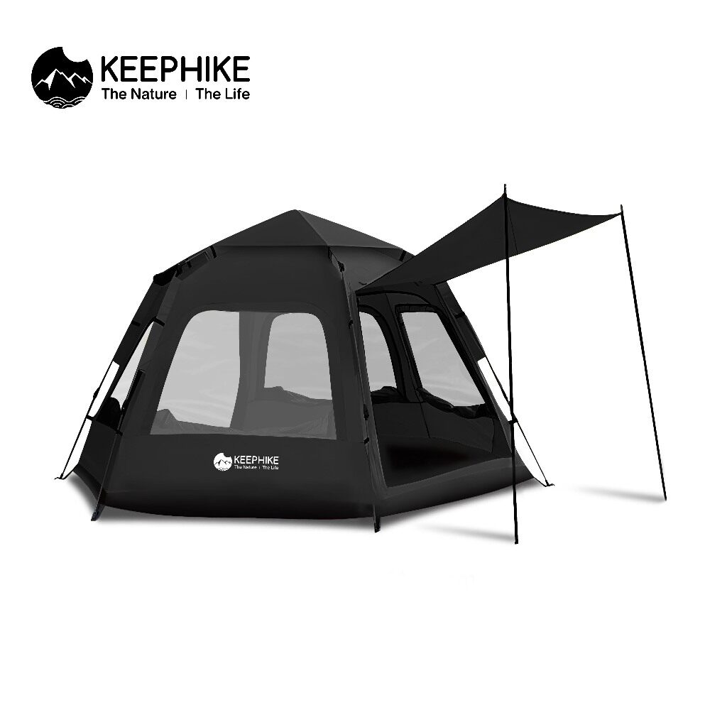 KEEPHIKE เต็นท์หกเหลี่ยมแบบพกพา กางง่ายอัตโนมัติ กันแดด เหมาะสำหรับปิคนิคและแคมป์ปิ้ง ราคา 1,890 บาท*ส่งฟรี