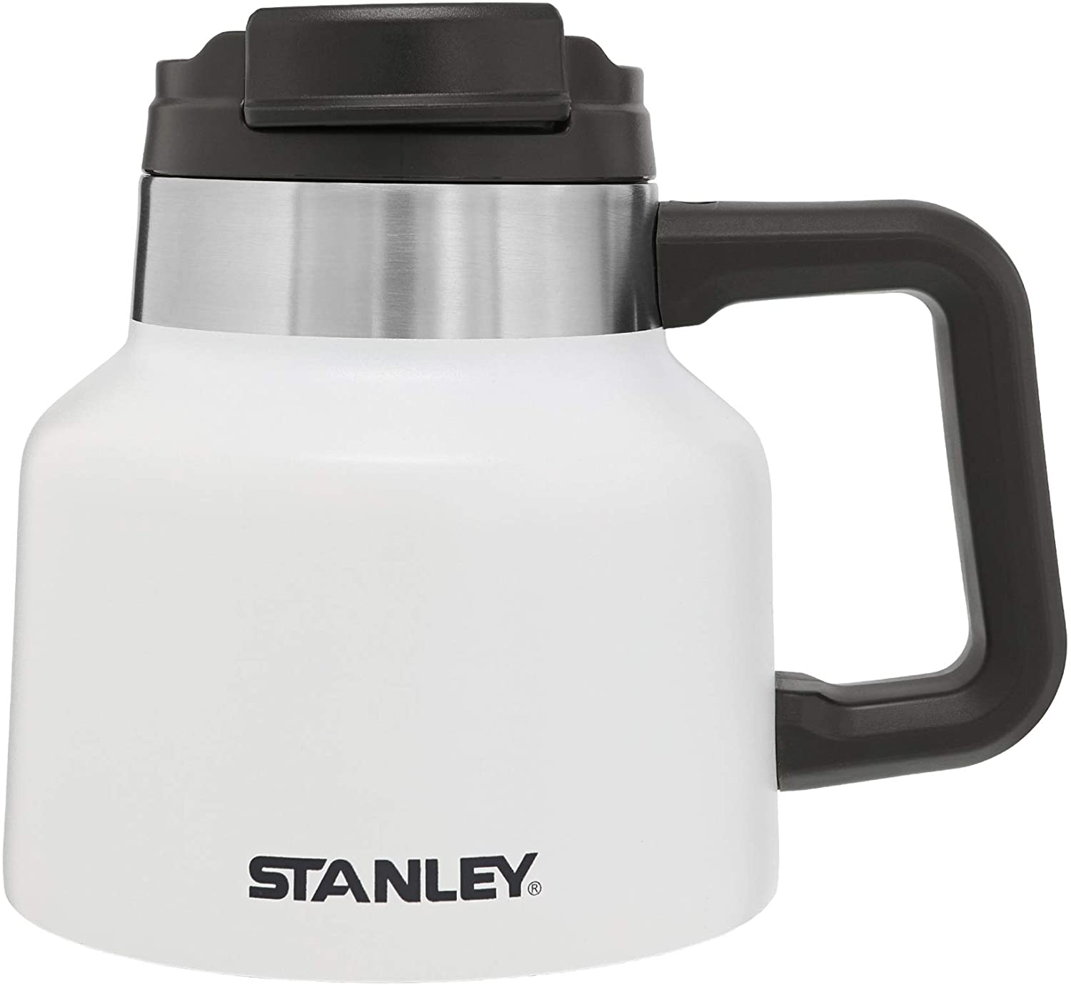 ถ้วยดีไซน์พิเศษไม่หกคว่ำง่าย Stanley Adventure Tough-to-Tip Admiral's Mug 20oz ของแท้นำเข้าจากอเมริกา USA Imported Authentic  keeps drinks hot 4 hours, cold 6 hours, iced 24 hours Leak Resistant Flip Lid