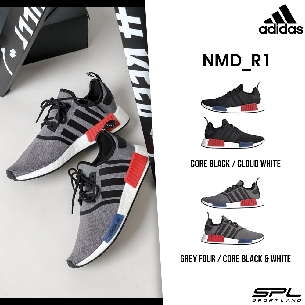 adidas gazelle silver green womens Adidas NMD R1 Triple Black (FV9015) – Prime main image 1