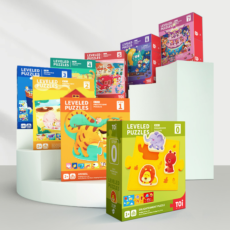Leveled Puzzles Is a Set of Jigsaw Puzzles Divided by Age Range. Suitable as a Developmental Toy for Children Aged 1 Year and Up. ราคา 590 บาท*ส่งฟรี